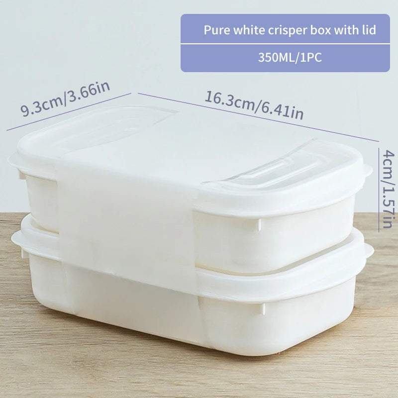 Food Grade Refrigerator Storage Fruit Vegetable Preservation Prepare The Dishes Divided Box Japanese Frozen Meat Packaging Box