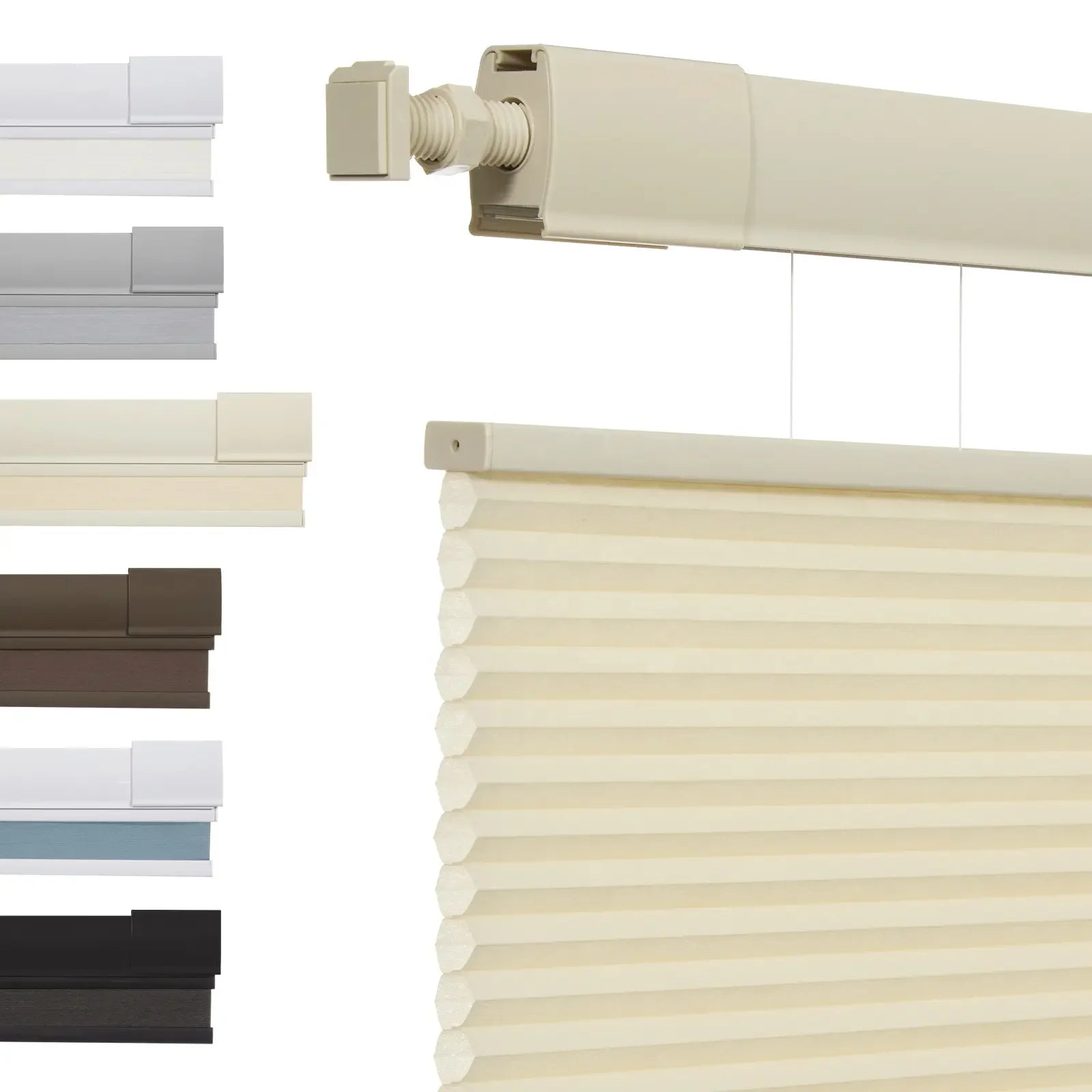 2025 New Design Noise Reduction Anti-UV Thermal Insulated Easy To Install No Drill Honeycomb Blinds For Bedroom